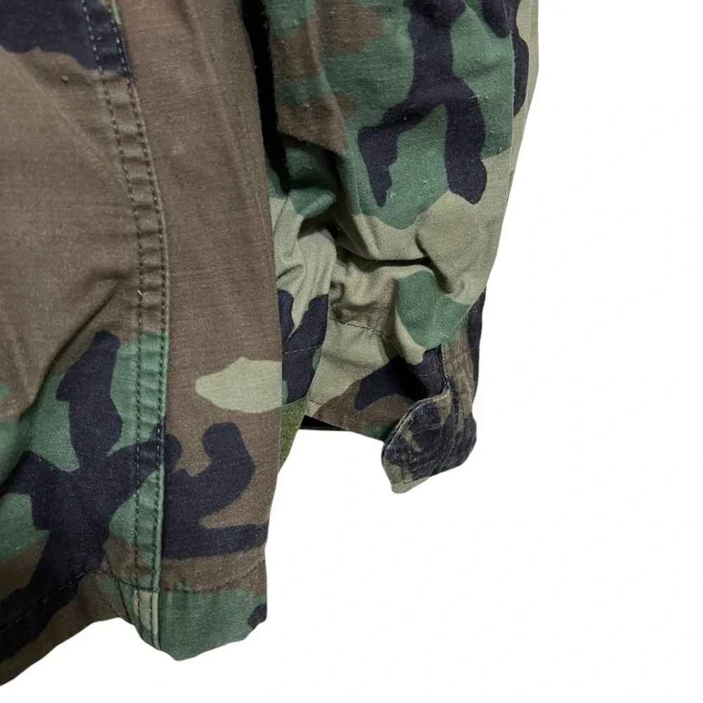 US Army Camo Jacket Men Size Medium X Short
